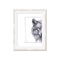 Picture of Half Face _GroupedProduct_Rectangle_Portrait_Framed_Matted_