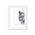 Picture of Half Face _GroupedProduct_Rectangle_Portrait_Framed_Matted_