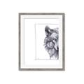 Picture of Half Face _GroupedProduct_Rectangle_Portrait_Framed_Matted_