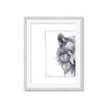 Picture of Half Face _GroupedProduct_Rectangle_Portrait_Framed_Matted_