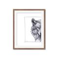 Picture of Half Face _GroupedProduct_Rectangle_Portrait_Framed_Matted_