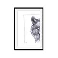 Picture of Half Face _GroupedProduct_Rectangle_Portrait_Framed_Matted_
