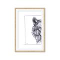 Picture of Half Face _GroupedProduct_Rectangle_Portrait_Framed_Matted_
