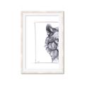Picture of Half Face _GroupedProduct_Rectangle_Portrait_Framed_Matted_