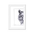 Picture of Half Face _GroupedProduct_Rectangle_Portrait_Framed_Matted_