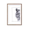 Picture of Half Face _GroupedProduct_Rectangle_Portrait_Framed_Matted_
