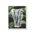 Picture of Elephant In The Forest _GroupedProduct_Rectangle_Portrait_Framed_Matted_