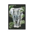 Picture of Elephant In The Forest _GroupedProduct_Rectangle_Portrait_Framed_Matted_