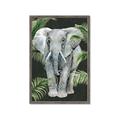 Picture of Elephant In The Forest _GroupedProduct_Rectangle_Portrait_Framed_Matted_