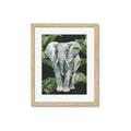 Picture of Elephant In The Forest _GroupedProduct_Rectangle_Portrait_Framed_Matted_