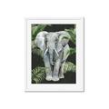 Picture of Elephant In The Forest _GroupedProduct_Rectangle_Portrait_Framed_Matted_