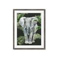 Picture of Elephant In The Forest _GroupedProduct_Rectangle_Portrait_Framed_Matted_