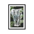 Picture of Elephant In The Forest _GroupedProduct_Rectangle_Portrait_Framed_Matted_