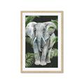 Picture of Elephant In The Forest _GroupedProduct_Rectangle_Portrait_Framed_Matted_