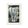 Picture of Elephant In The Forest _GroupedProduct_Rectangle_Portrait_Framed_Matted_