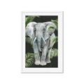 Picture of Elephant In The Forest _GroupedProduct_Rectangle_Portrait_Framed_Matted_