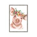 Picture of Flower Piglet _GroupedProduct_Rectangle_Portrait_Framed_Matted_