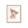 Picture of Flower Piglet _GroupedProduct_Rectangle_Portrait_Framed_Matted_