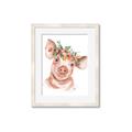 Picture of Flower Piglet _GroupedProduct_Rectangle_Portrait_Framed_Matted_