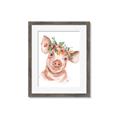 Picture of Flower Piglet _GroupedProduct_Rectangle_Portrait_Framed_Matted_
