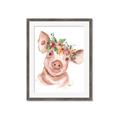 Picture of Flower Piglet _GroupedProduct_Rectangle_Portrait_Framed_Matted_