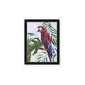 Picture of Red Parrot Paradise I _GroupedProduct_Rectangle_Portrait_Framed_Matted_