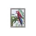 Picture of Red Parrot Paradise I _GroupedProduct_Rectangle_Portrait_Framed_Matted_