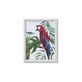 Picture of Red Parrot Paradise I _GroupedProduct_Rectangle_Portrait_Framed_Matted_