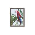 Picture of Red Parrot Paradise I _GroupedProduct_Rectangle_Portrait_Framed_Matted_