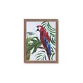 Picture of Red Parrot Paradise I _GroupedProduct_Rectangle_Portrait_Framed_Matted_