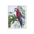Picture of Red Parrot Paradise I _GroupedProduct_Rectangle_Portrait_Framed_Matted_