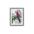 Picture of Red Parrot Paradise I _GroupedProduct_Rectangle_Portrait_Framed_Matted_
