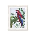 Picture of Red Parrot Paradise I _GroupedProduct_Rectangle_Portrait_Framed_Matted_