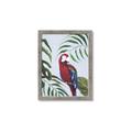 Picture of Red Parrot Paradise II _GroupedProduct_Rectangle_Portrait_Framed_Matted_
