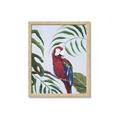 Picture of Red Parrot Paradise II _GroupedProduct_Rectangle_Portrait_Framed_Matted_