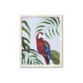 Picture of Red Parrot Paradise II _GroupedProduct_Rectangle_Portrait_Framed_Matted_