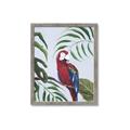 Picture of Red Parrot Paradise II _GroupedProduct_Rectangle_Portrait_Framed_Matted_
