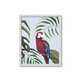 Picture of Red Parrot Paradise II _GroupedProduct_Rectangle_Portrait_Framed_Matted_