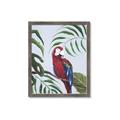 Picture of Red Parrot Paradise II _GroupedProduct_Rectangle_Portrait_Framed_Matted_