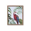Picture of Red Parrot Paradise II _GroupedProduct_Rectangle_Portrait_Framed_Matted_