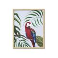 Picture of Red Parrot Paradise II _GroupedProduct_Rectangle_Portrait_Framed_Matted_