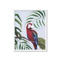 Picture of Red Parrot Paradise II _GroupedProduct_Rectangle_Portrait_Framed_Matted_