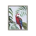Picture of Red Parrot Paradise II _GroupedProduct_Rectangle_Portrait_Framed_Matted_