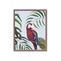 Picture of Red Parrot Paradise II _GroupedProduct_Rectangle_Portrait_Framed_Matted_
