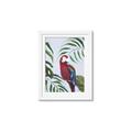 Picture of Red Parrot Paradise II _GroupedProduct_Rectangle_Portrait_Framed_Matted_