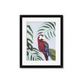 Picture of Red Parrot Paradise II _GroupedProduct_Rectangle_Portrait_Framed_Matted_