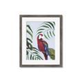 Picture of Red Parrot Paradise II _GroupedProduct_Rectangle_Portrait_Framed_Matted_