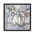 Picture of Beautiful Flower In Jar _GroupedProduct_Square_Framed_Matted_