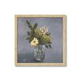 Picture of Drinking Glass With Flower _GroupedProduct_Square_Framed_Matted_