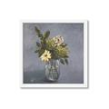 Picture of Drinking Glass With Flower _GroupedProduct_Square_Framed_Matted_